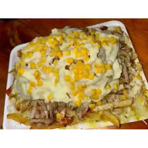 Salchipapa Gratinada Personal