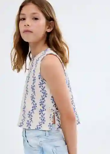 Blusa Andy Crudo Talla 09 Niña Mango