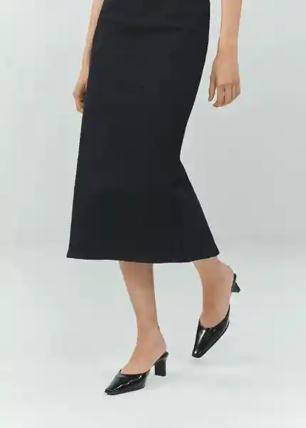 Zapatos Bolo Negro Talla 39 Mujer Mango