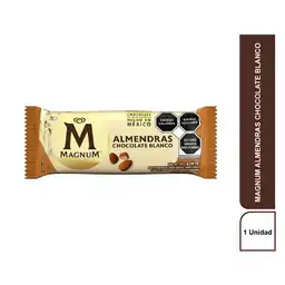 Magnum Helado Blanco Almendras