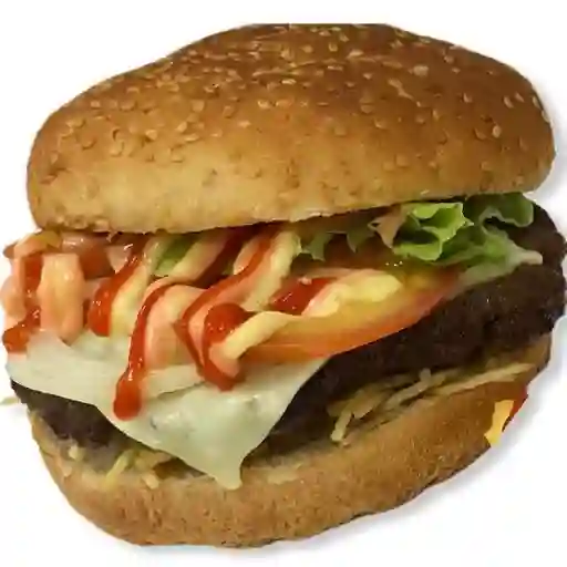 Hamburguesa Sencilla en Combo