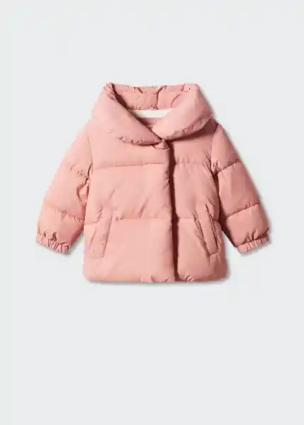 Abrigo Anorak Candiju Rosa Talla 66 Niña Mango