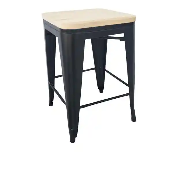 Silla de Barra Negro DS-MBC76 Finlandek