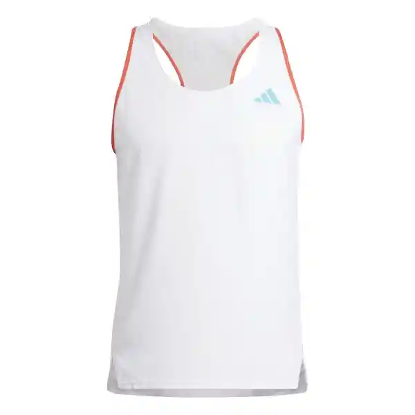 Adidas Camiseta Adizero Snglt Para Hombre Blanco Talla XL