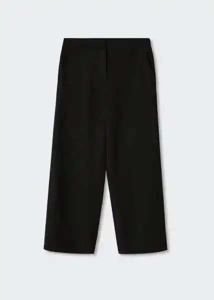 Pantalón Moony-L Negro Talla L Mujer Mango