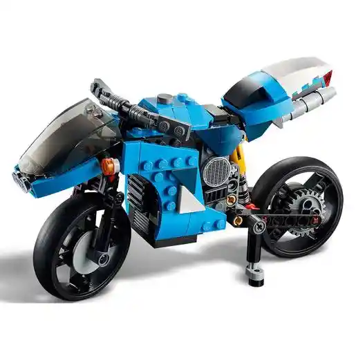 Lego Set de Construcción Creator 3 en 1 Supermoto