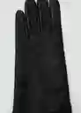Guantes Beth Negro Talla S Mujer Mango