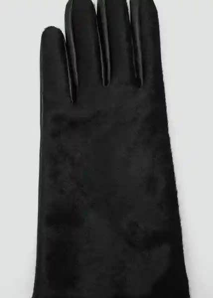Guantes Beth Negro Talla S Mujer Mango