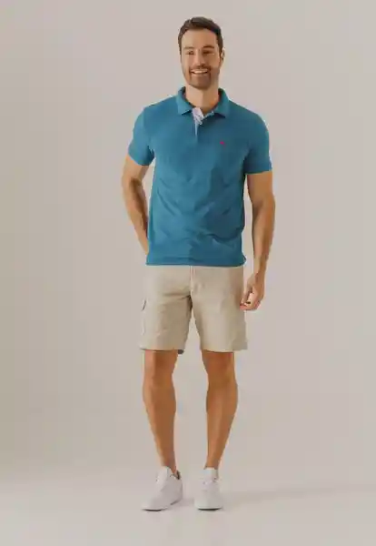 Custer Bermuda Cargo Para Hombre Arena Talla 32
