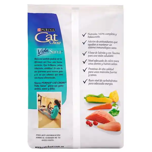 Cat Chow Alimento para Gato Adulto Vida Sana