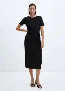 Vestido Nora-w Negro Talla L Mujer Mango