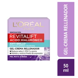 Loreal Paris-Revitalift Crema en Gel Rellenador Anti Brillo 