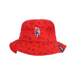 Sombrero Bucket Super Mario Bros Rojo Miniso