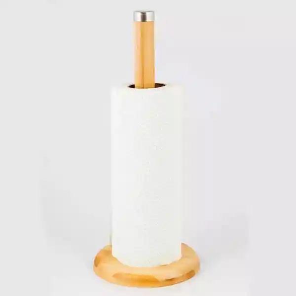 Home Basics Porta Rollo en Bamboo Woody Ph47567