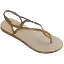 Sandalias Luna Sparkle Beige Talla 36 4148065 Havaianas