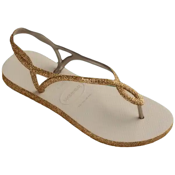 Sandalias Luna Sparkle Beige Talla 36 4148065 Havaianas