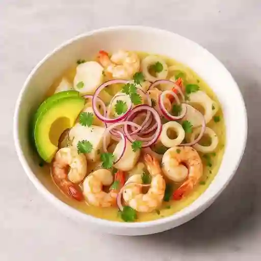 Ceviche Mariscos Parmesana (Perú)