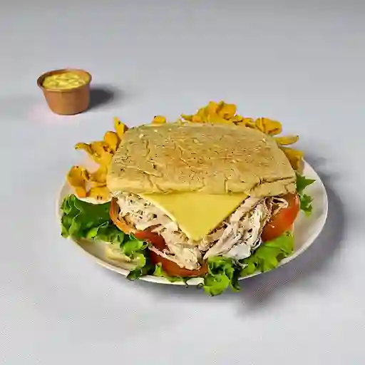 Sándwich de pollo