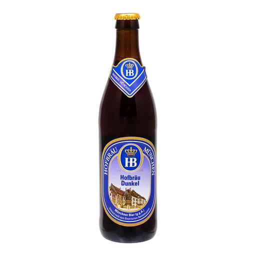 Hofbrau Munchen Dunkel Cerveza Negra Alemana en Botella