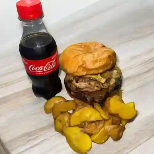 Hamburguesa Mixta en Combo