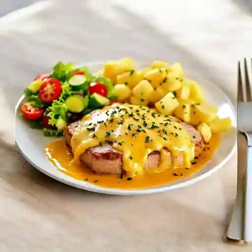 Lomo De Cerdo Gratinado