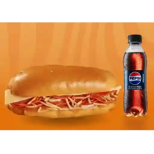 Combo pizza + pepsi 250 ml