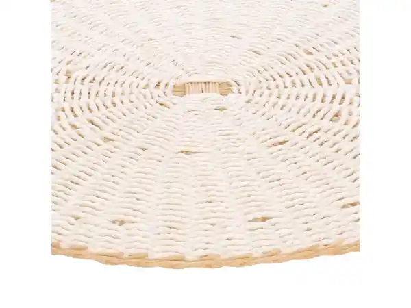 Individual Papel/Madera Redondo U 38 cm Casaideas