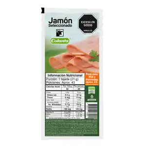 Jamón Seleccionado Colanta Tajado x 902 g