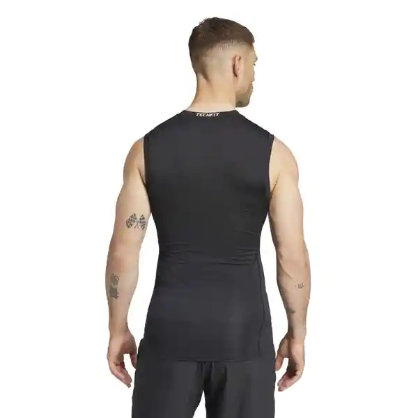 Adidas Camiseta Tf Sl Tee Para Hombre Negro Talla S