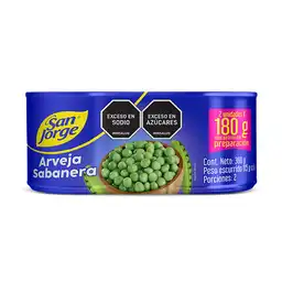 Arveja Sabanera San Jorge 2 Latas x 180gr