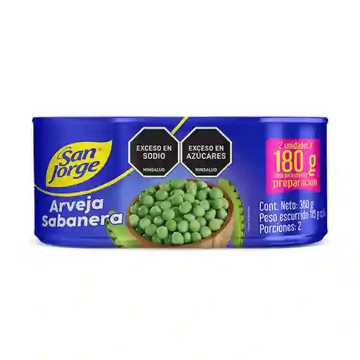 Arveja Sabanera San Jorge 2 Latas x 180gr