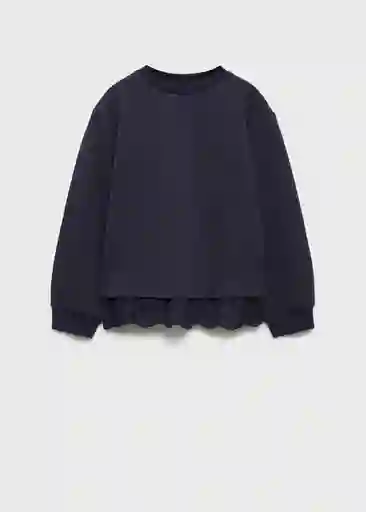 Sudadera Fiona Navy Talla 10 Niñas Mango