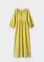 Vestido Shana-A Verde Talla M Mujer Mango