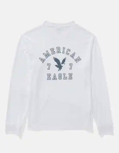 Camiseta Hombre Blanco Talla Large 4687100 American Eagle