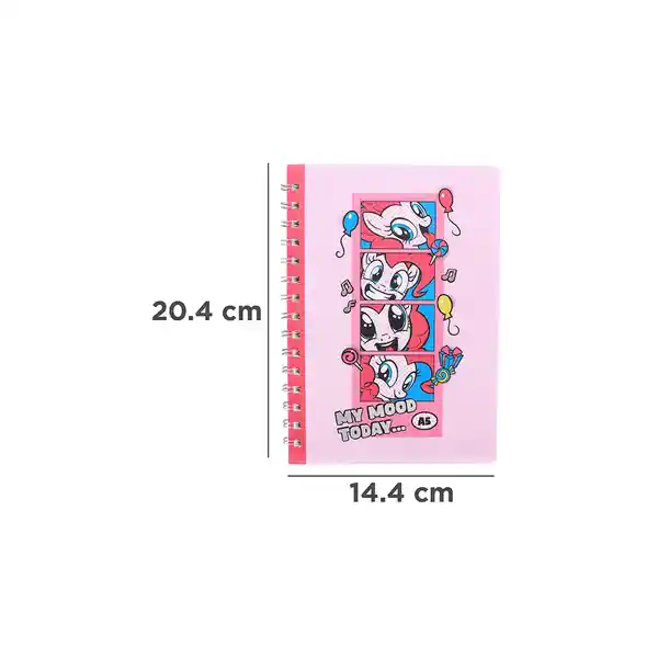 Cuaderno Argollado Pinky Pie Serie my Little Pony Miniso