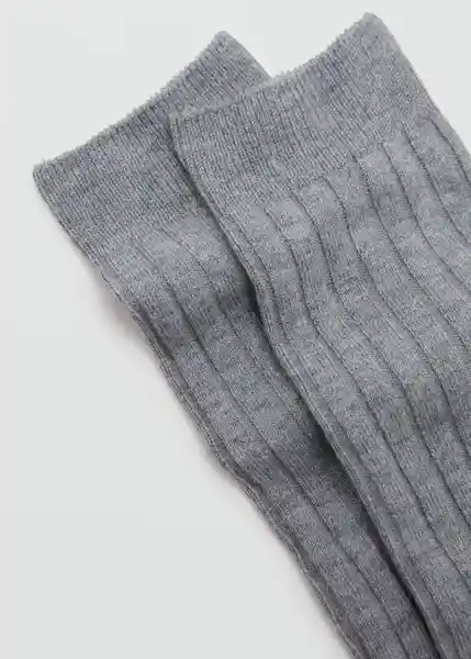 Calcetines Cas Gris Medio Vigoré Talla 99 Mujer Mango