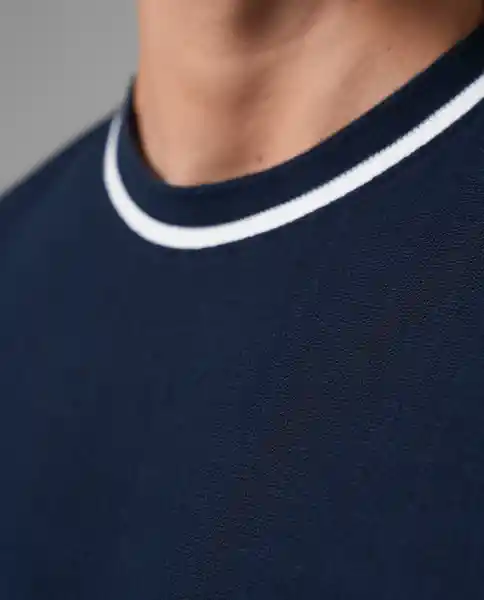 Camiseta Hombre Azul Talla S 109G109_AZU193933 Rifle