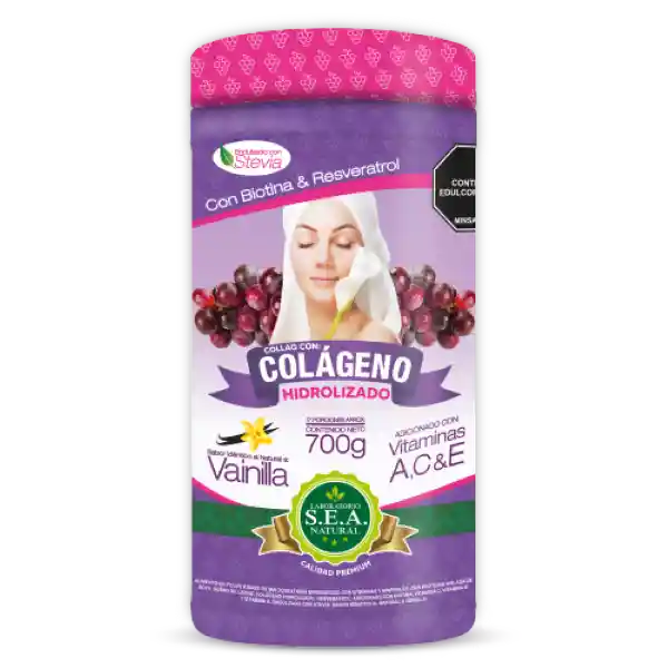 Collag Colágeno Hidrolizado Con Biotina y Resveratrol