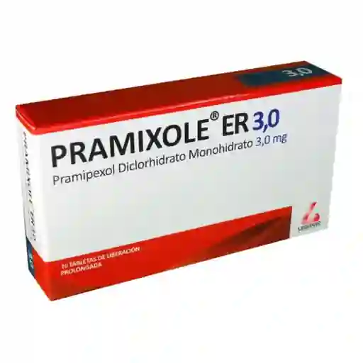 Pramixole ER (3.0 mg) 10 Tabletas