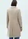 Abrigo Dali Piedra Talla 28 Mujer Mango