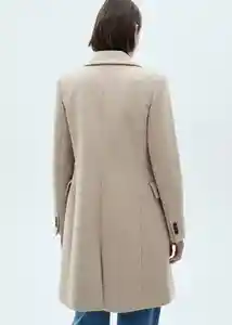 Abrigo Dali Piedra Talla 28 Mujer Mango