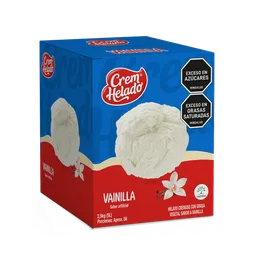 Crem Helado Helado de Leche Sabor Vainilla