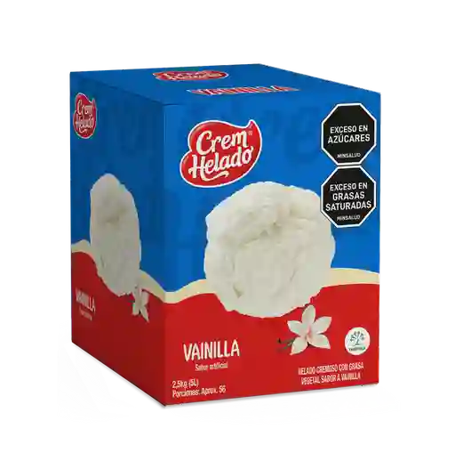 Crem Helado Helado de Leche Sabor Vainilla