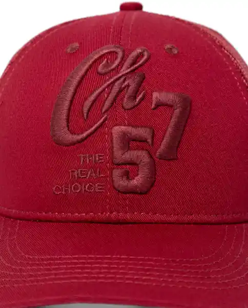 Gorra Real 57 Rojo Marsala Ultraoscuro Talla M Chevignon