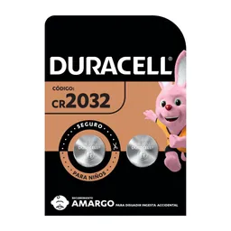 Botón Litio CR 2032 Duracell