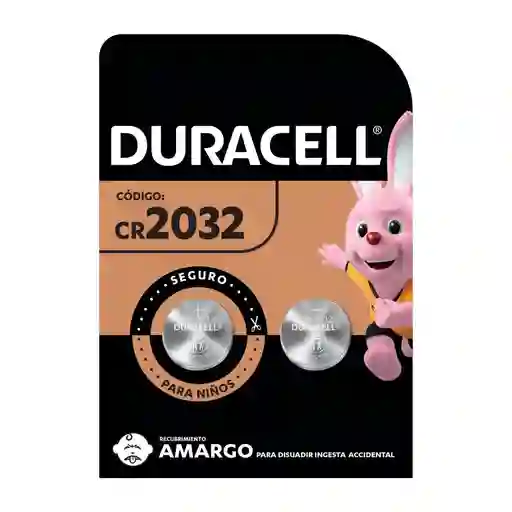 Botón Litio CR 2032 Duracell