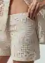 Short Mujer Crudo Marfil Claro T M 452G042 Naf Naf