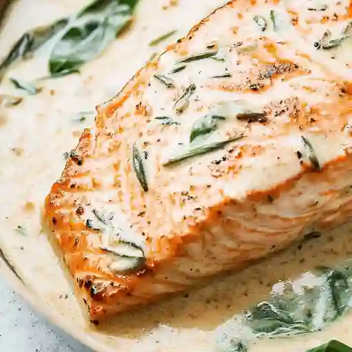 Salmón en salsa