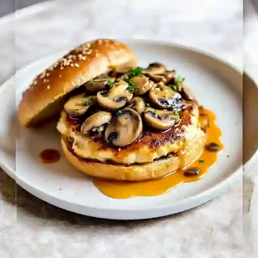 Burger Pollo Champinon
