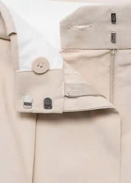 Short Greta Beige Talla 38 Mujer Mango